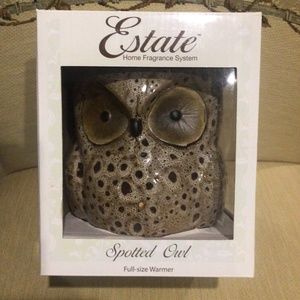 NIB Estate Home Fragrance System “Spotted Owl” Full-Size Warmer